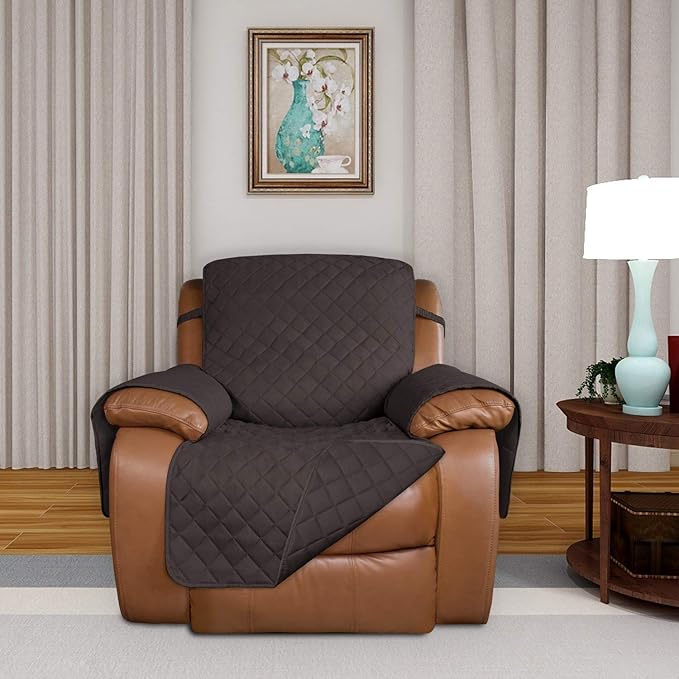 PureFit Reversible Quilted Sofa Cover, Water Resistant Slipcover Furniture - Image 2