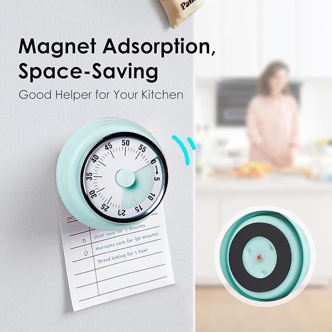 Visual Timer, Teeloray 60-Minute Countdown Timer, Kitchen Timer - Image 2