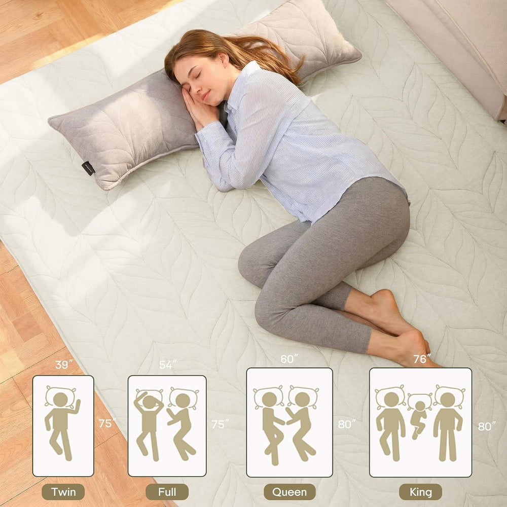 ZonLi Japanese Floor Mattress Futon Mattress Full Size 6 Inch Thick