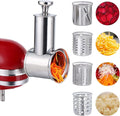 Large Stainless Steel Slicer Shredder Attachment by KINGEAGLE