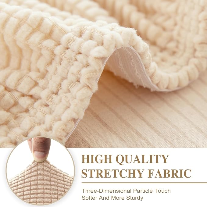 Couch Cushion Cover Seat Cushion Cover Stretch Armchair Cover Separate - Image 4