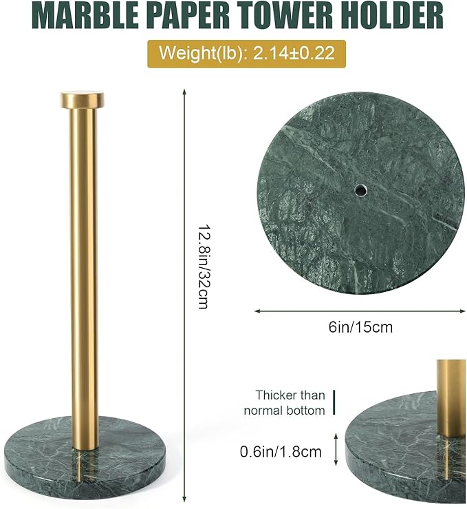 Koville Paper Towel Holder Countertop, Standing Paper Roll Holder - Image 2