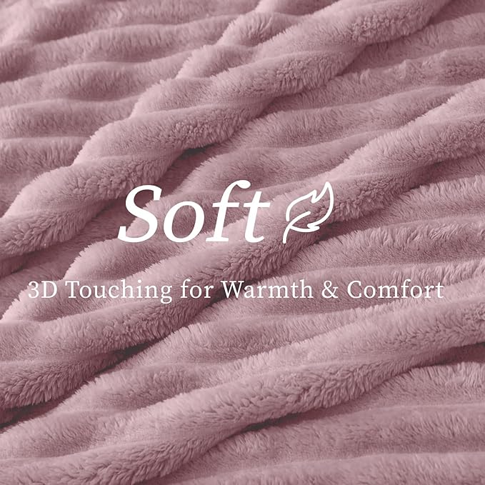 BEDELITE Twin Blanket for Couch & Bed, 300GSM Soft & Warm Fleece Blanket - Image 4