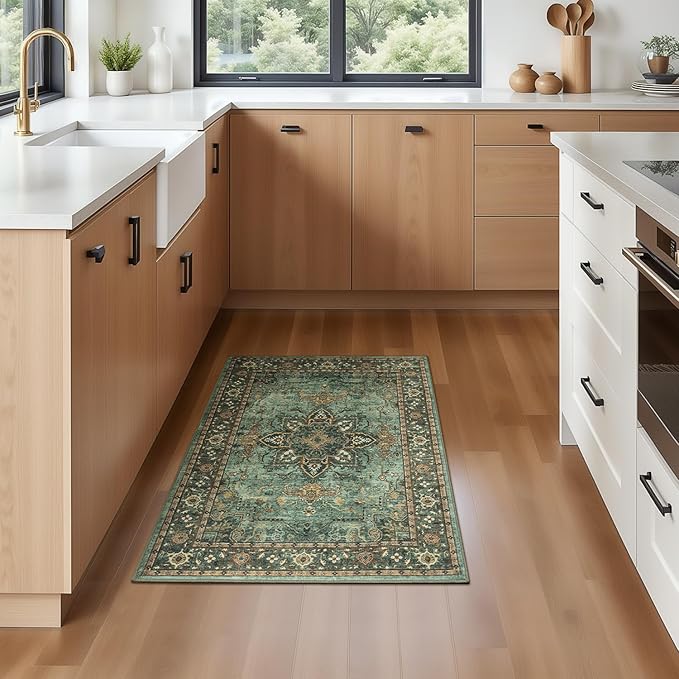 Lofus 2x3 Washable Rug for Entryway Bathroom, Non Slip Kitchen Mats for Floor - Image 4