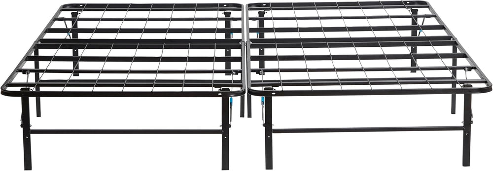 Nestl Foldable Full Size Platform Bed Frame, Metal Foundation with 13 Inch Un...
