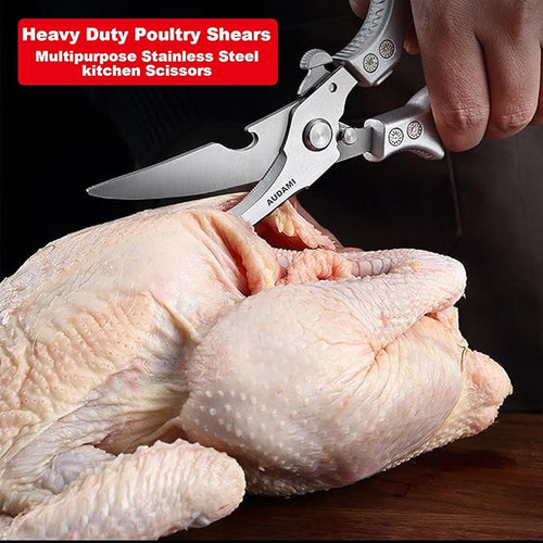 2 Pack Kitchen Shears, Heavy Duty Stainless Steel All-Purpose Poultry Meat - Image 2