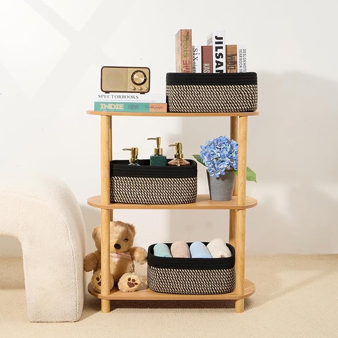 MiniArk Small Storage Baskets for Organizing | Closet Organizer Bins | Shelf - Image 6