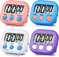 4 Pack Digital Kitchen Timer Magnetic Digital Timer by Unknown