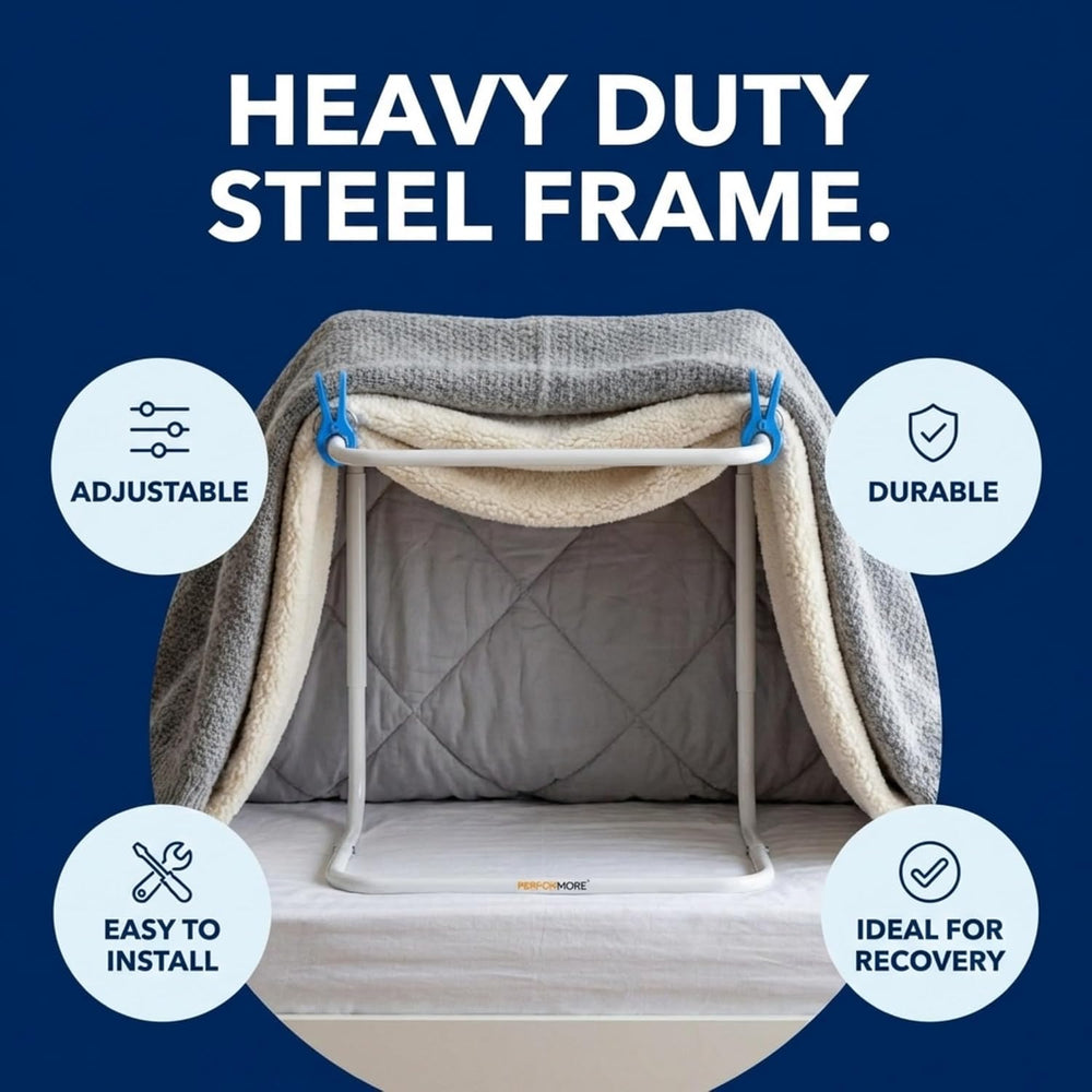Performore Blanket Lifter for Feet, Adjustable 23-31 Inch Bed Cradle