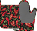 Mexican Hot Pepper Chili Oven Mitt and Pot Holder by Unknown