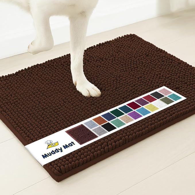 Muddy Mat® | Super Absorbent Door Mat Indoor, Microfiber Quick Dry Chenille by MuddyMat%C2%AE