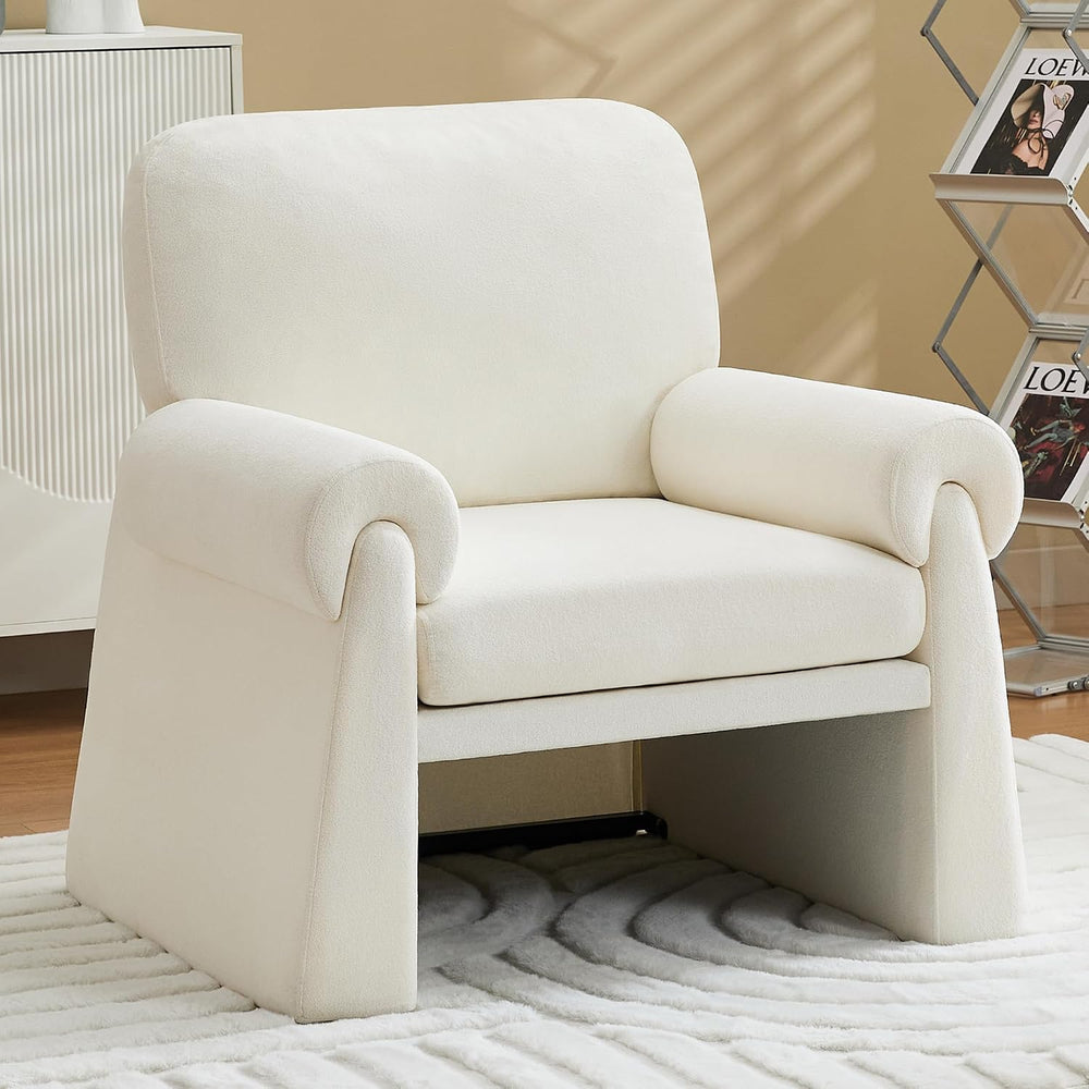 Oversized Accent Chair, Comfy Living Room Chairs, Single Sofa Chair with Thic...