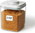 Food Storage Container with Lid, 2.8 Qt Airtight Pantry Canister, BPA-Free by ANKOU