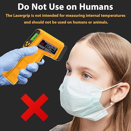 FKM Infrared Thermometer Gun Non-Contact Laser Temperature Gun, -58°F~986°F - Image 9