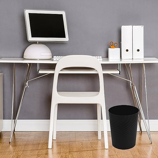 UUJOLY Plastic Small Trash Can Wastebasket, Garbage Container Basket - Image 4