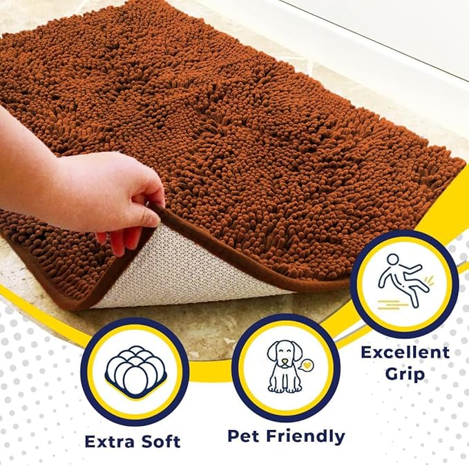 Muddy Mat® | Super Absorbent Door Mat Indoor, Microfiber Quick Dry Chenille - Image 2