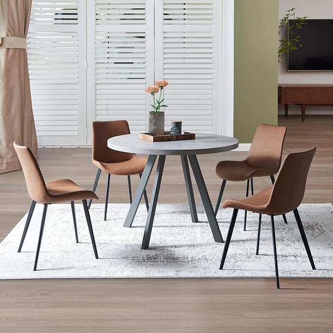 Dining Chairs Set of 4, Modern Kitchen & Dining Room Chairs, Upholstered ...