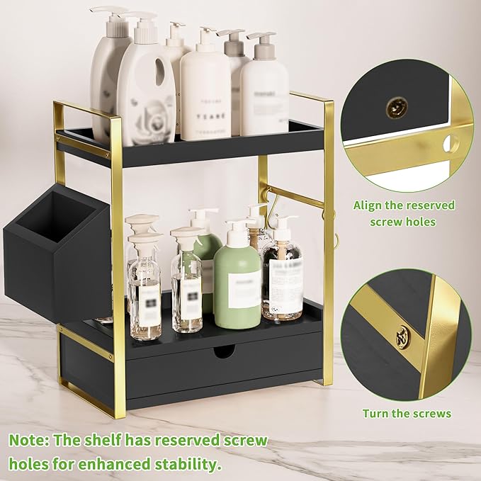 2-Tier Bathroom Counter Organizer