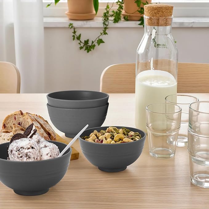 Wrova wheat straw small bowls 10oz set of 8 - Image 6