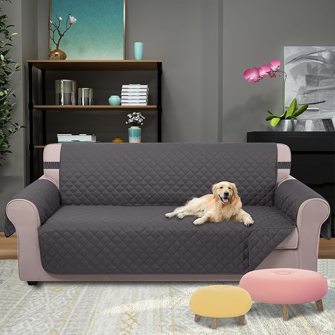 U-NICE HOME Large Sofa Cover Reversible Couch Cover - Image 2