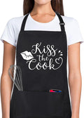 Xornis 100% Cotton Funny Apron for Men Women Adjustable Bib Aprons by Xornis