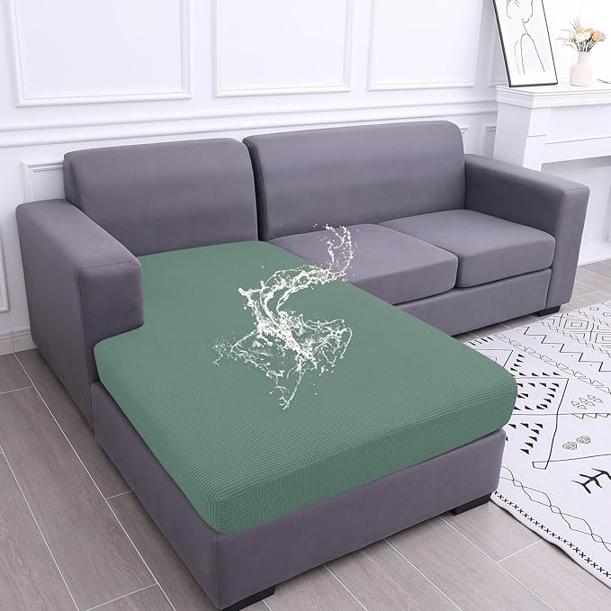 hyha Waterproof Sectional Couch Covers, Non Slip Sofa Couch Cushion Covers L by hyha