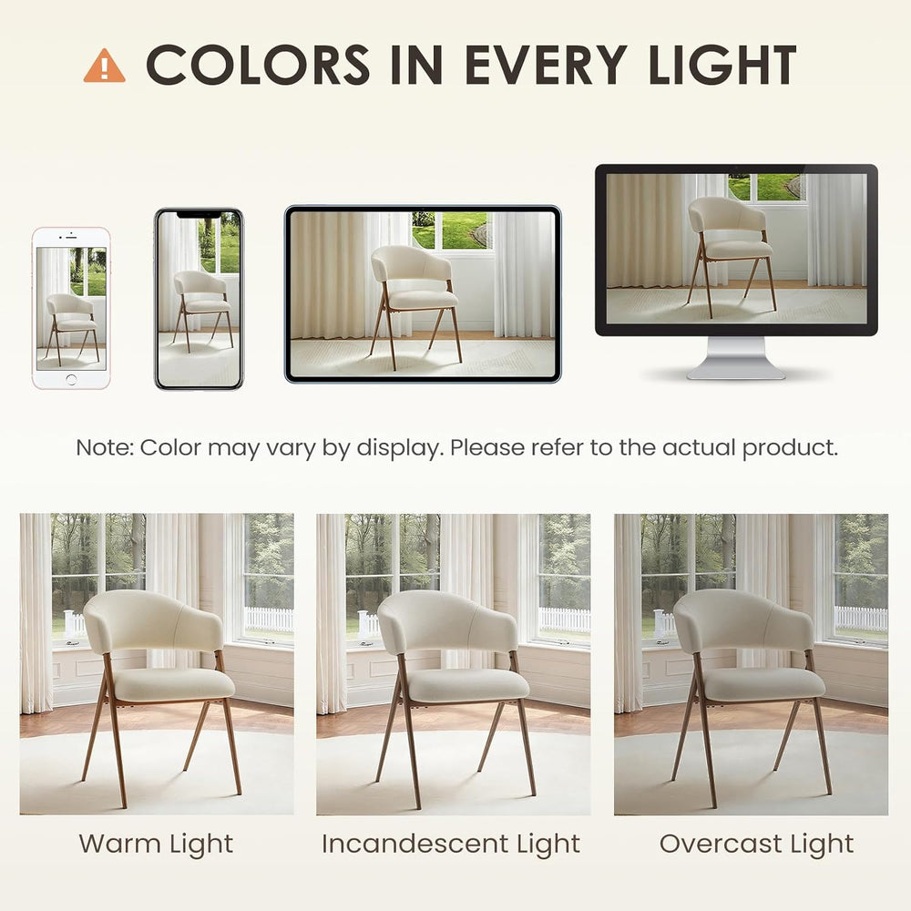 COLAMY Dining Chairs Set of 4, Modern Upholstered Dining Room Kitchen Chairs ...