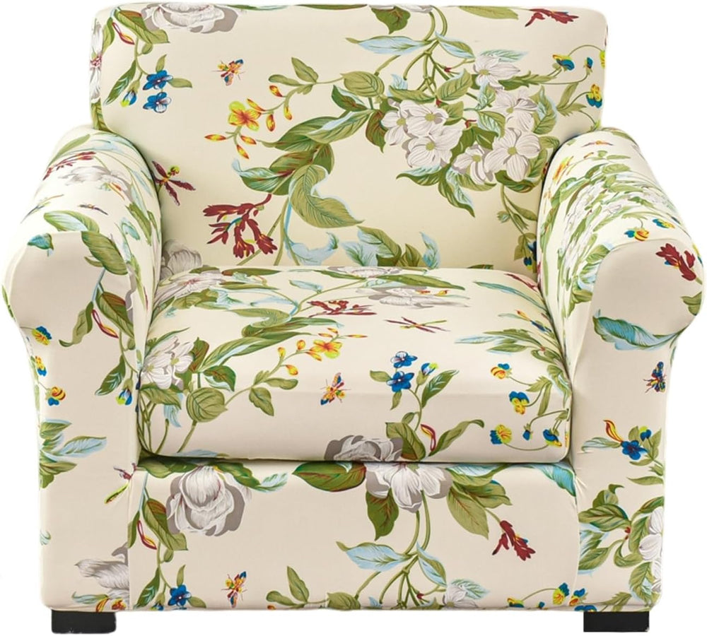 FUANGUI 2 Piece Chair Covers Armchair Arm Covers Chair Couch Covers