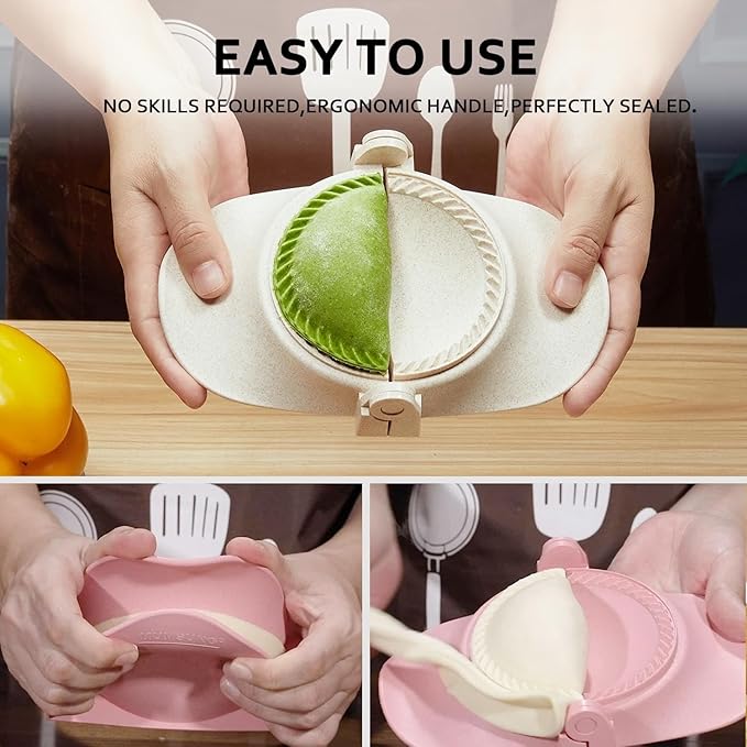Empanada Maker Press, 6-Inch Extra Large Dumpling Maker Set - Image 6