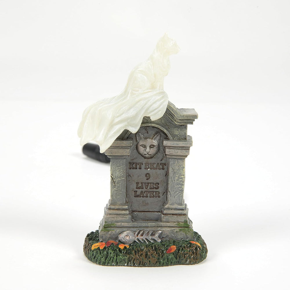 Department 56 Village Collection Accessories Halloween Kit E. Kat Cat Ghost o...