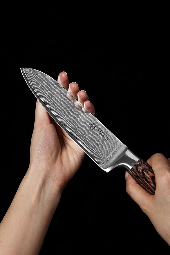 Wakoli EDIB 4-Piece Damascus Knife Set – Professional Kitchen Knife Set - Image 11
