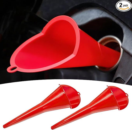 2 PCS Oil Funnel, Automotive Multi-Function Plastic Fuel Funnel by Unknown