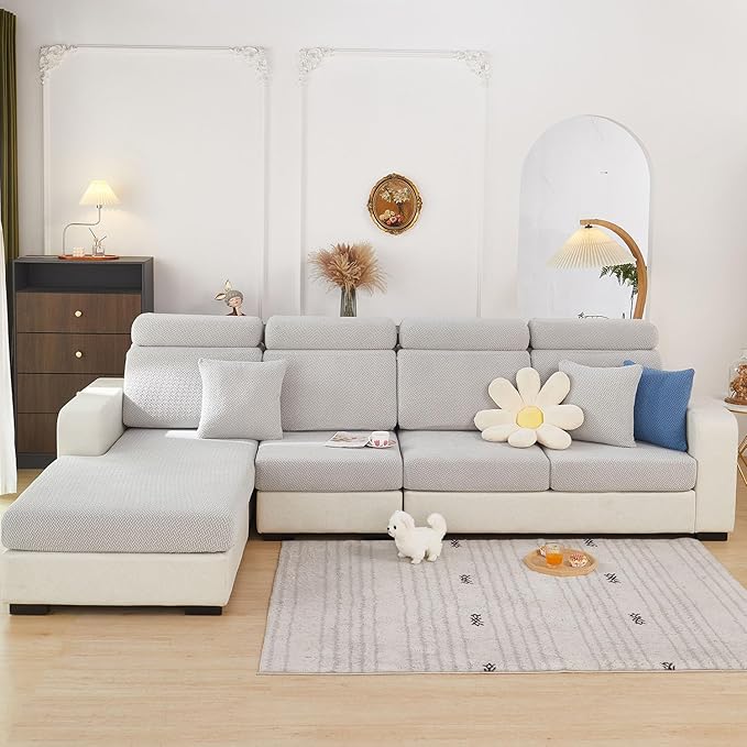 Couch Covers for 2 Cushion Sofa Pet Friendly Couch Cushion Covers Universal - Image 8