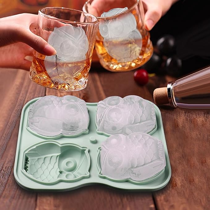 Cute Owl Ice Cube Mold, Owl Shapes Ice Cube Tray, Silicone Ice Mold Fun Shapes - Image 4