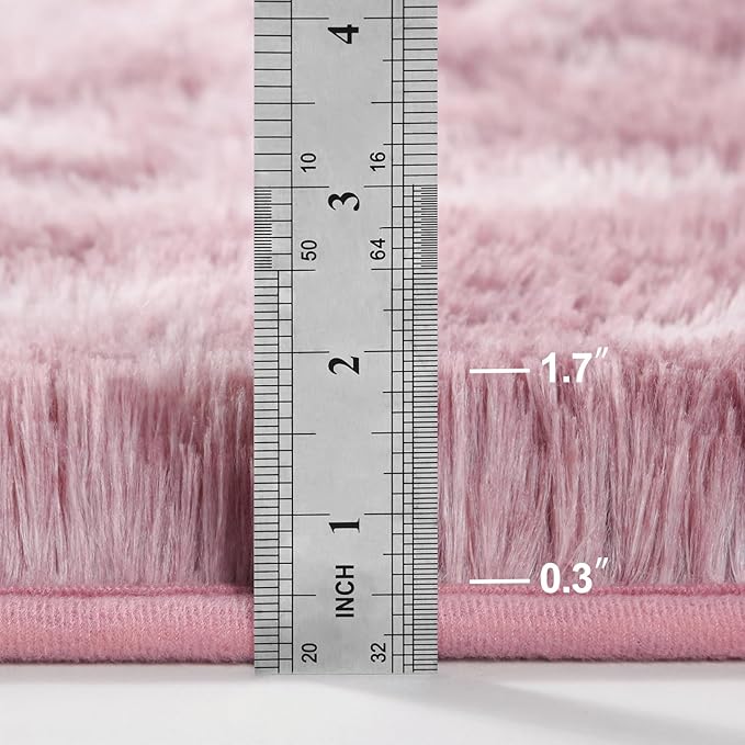 Deerhoo Large Shag Area Rugs 6 x 9, Tie-Dyed Plush Fuzzy Rugs - Image 2