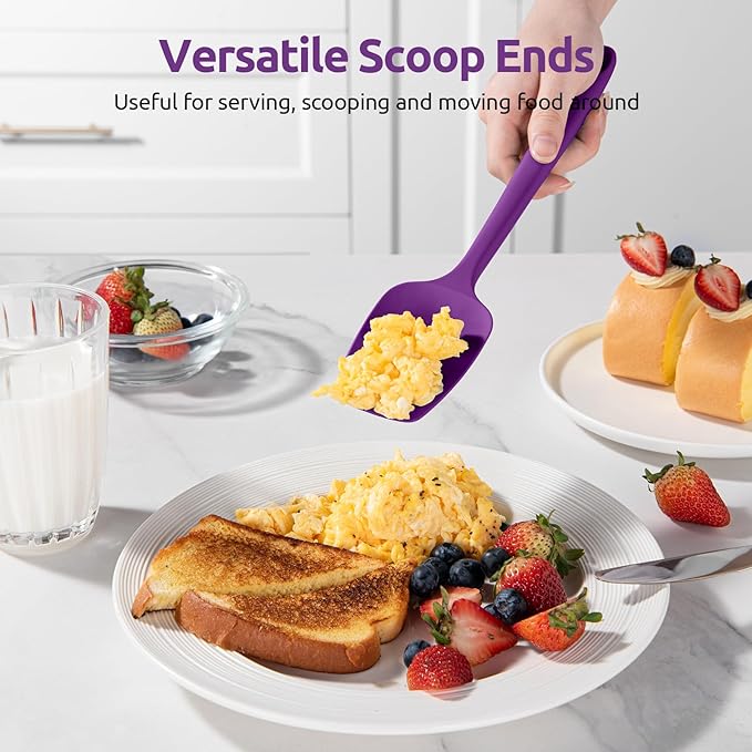 U-Taste Silicone Spoon Spatula Set, 600ºF High Heat Resistant Food Grade - Image 8