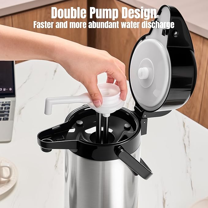 PARACITY Upgraded Airpot Coffee Carafe