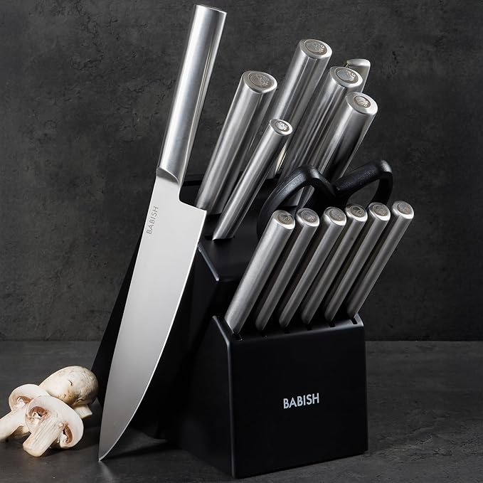 Babish High-Carbon 1.4116 German Steel 15 Piece Full Tang Forged Cutlery - Image 10
