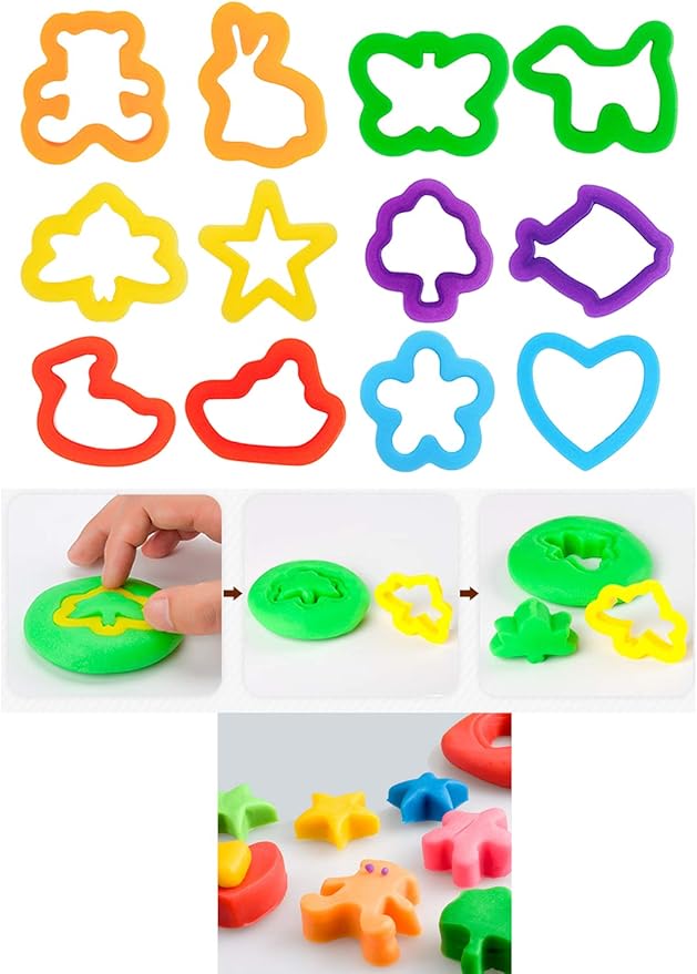Letter Molds Tools Set for Kids 69Pcs Accessories, Rollers and Cutters - Image 6