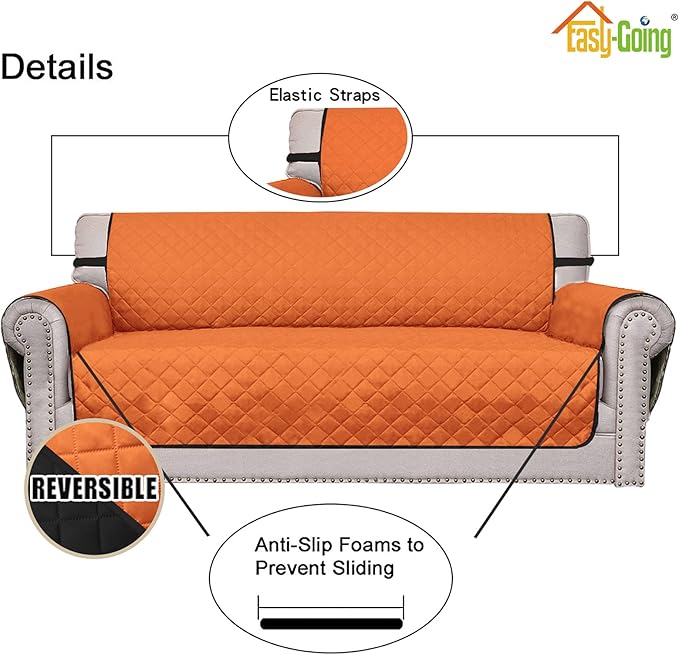 Easy-Going Oversized Chair Sofa Slipcover Reversible Sofa Cover Water Resistant - Image 3