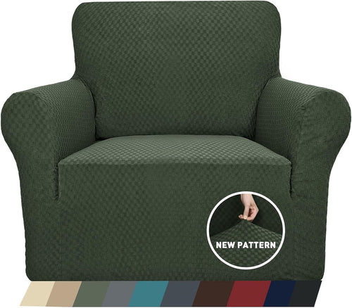 1 piece jacquard chair slipcovers for living room, main product view
