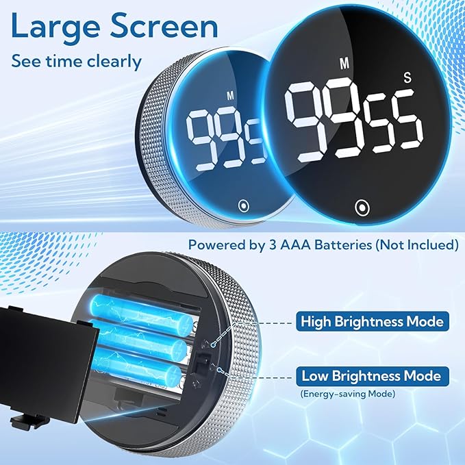 12 Pack Digital Kitchen Timer