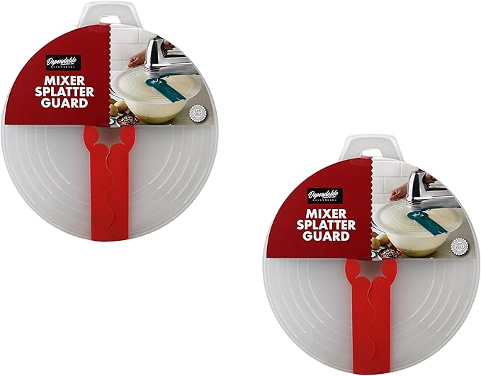 12 Inch Mixing Bowl Splatter Guard – BPA-Free Anti-Splash Screen by DependableIndustries