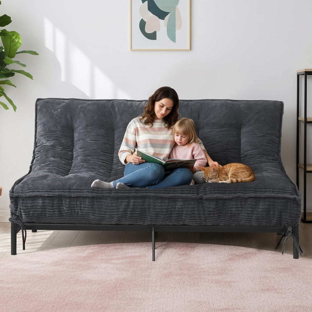 Erament Futon Mattress, Futons Sofa Bed Sleeper Couch Bed 8 Inch,Full Size Ma...