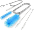 Flexible Drain Brush, 66 Inch Long Double Ended Hose Pipe and 58 Inch Tube by Bozenu
