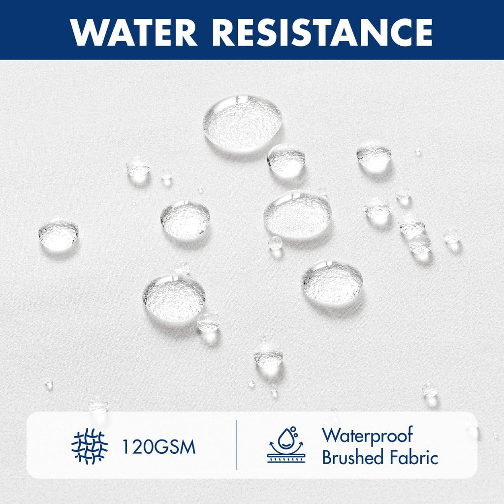 MIULEE 2 Pack 12x20 Outdoor Rectangle Pillow Inserts for Patio Sofa Garden | Waterproof Decorative Throw Pillow Inserts for Patio Sofa Garden Porch Couch