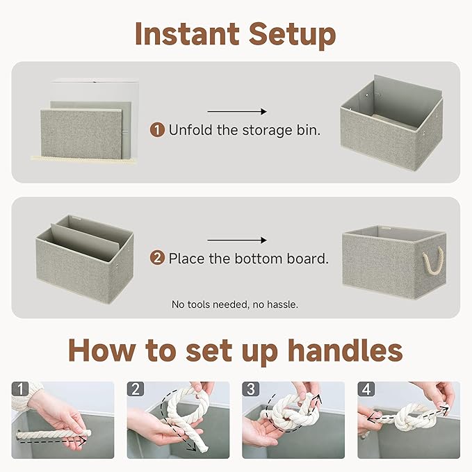 StorageWorks Storage Baskets for Shelves, Closet Organizers and Storage Bins - Image 7