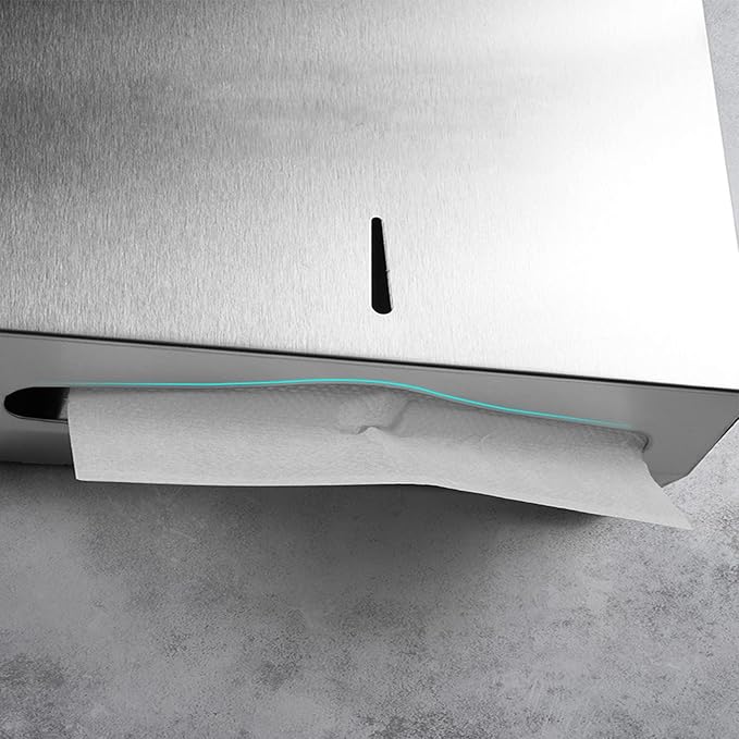 Comercial Paper Towel Dispenser Wall Mount, Stainless Steel Hand Towel Dispenser - Image 3