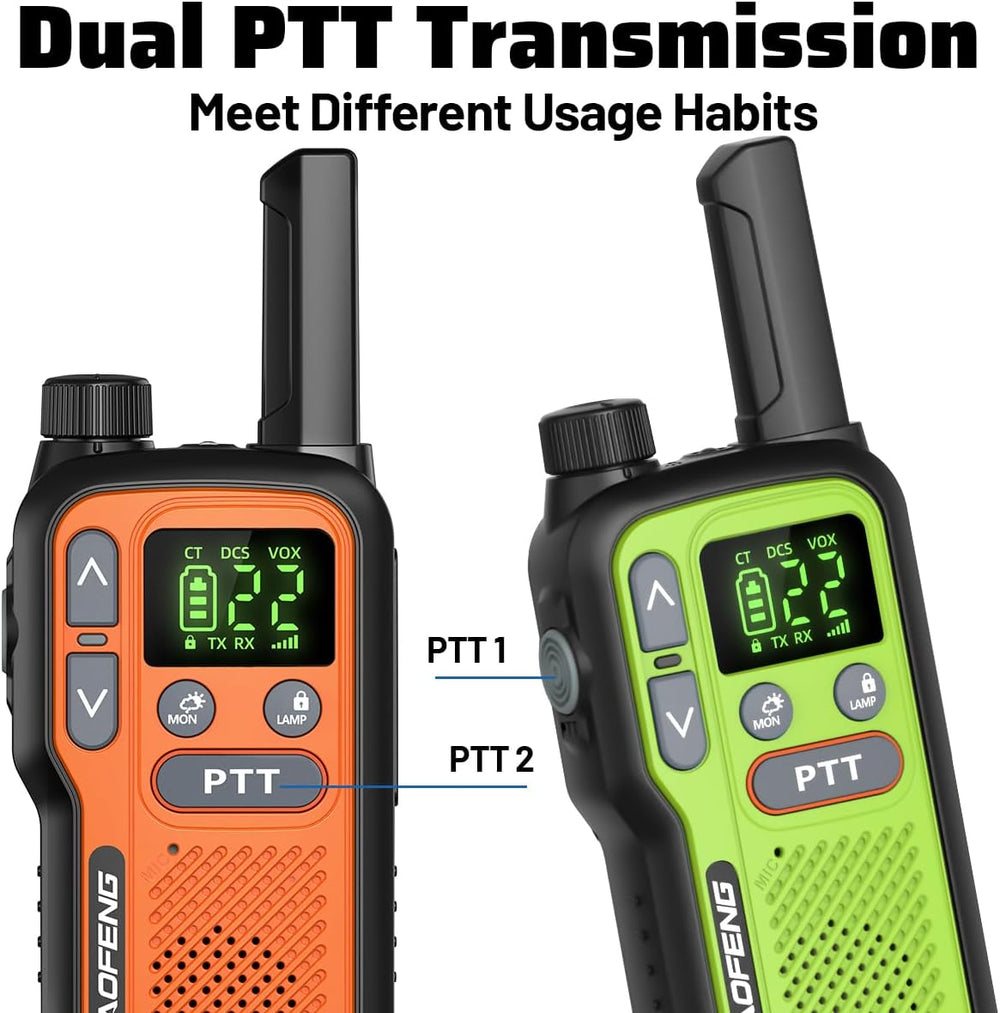 Walkie Talkies Long Range for Adults,Rechargeable Walkie Talkies FRS NOAA Fam...