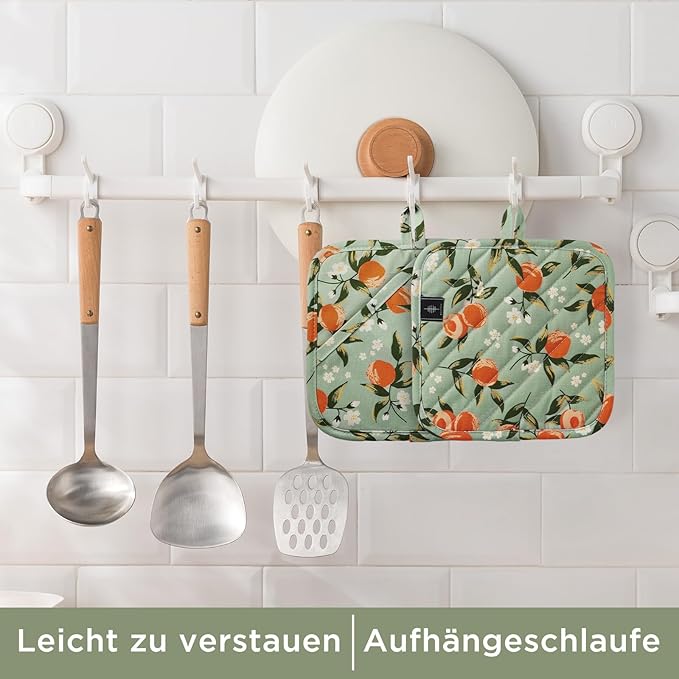 BONTHEE Pot Holders for Kitchen Heat Resistant Hot Pads for Countertops Oven - Image 6